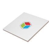 Keramische mantel tegeltje (Zijkant)