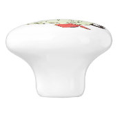 Keramische meeuw - Schoolmeisje 2 Keramische Knop (Zijkant)