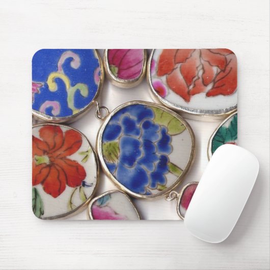 Keramische Ming-dynastie aardedelen Muismat (Met muis)