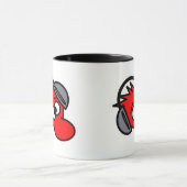 Keramische mok hoofdtelefoongast (Midden)