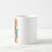 Keramische Mok met een klassiek ontwerp van een vr (Center)