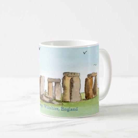 Keramische mok met een steenhoudend ontwerp (Voorkant rechts)