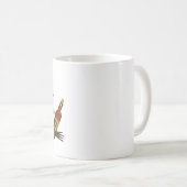 Keramische mok met Flat Out Robin-design (Voorkant rechts)