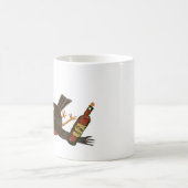 Keramische mok met Flat Out Robin-design (Center)