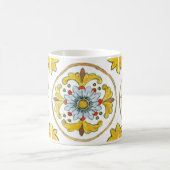 Keramische mok met traditioneel Siciliaans tegel o (Center)