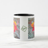 Keramische Mok met woestijnfluitroofvogel van het (Midden)