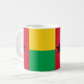 Keramische Mok van de vlag van Guinee-Bissau (Voorkant links)