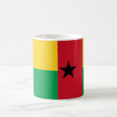 Keramische Mok van de vlag van Guinee-Bissau (Center)