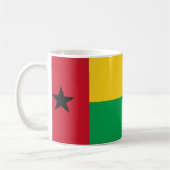 Keramische Mok van de vlag van Guinee-Bissau (Links)