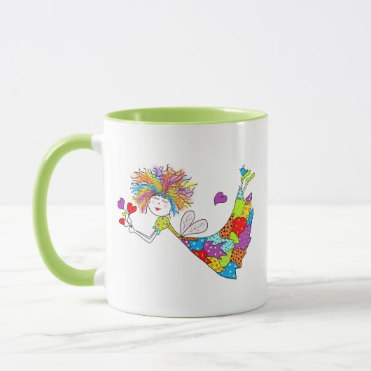 Keramische mok Whimsical Fairy (Links)