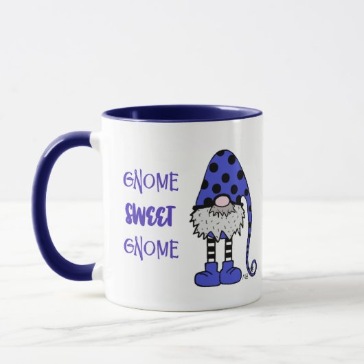 Keramische mok - Whimsical Gnome (Links)