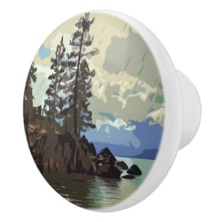 Keramische molenmeeuw keramische knop