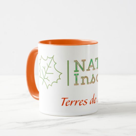 Keramische MUG [Feu-grond] Mok (Voorkant links)