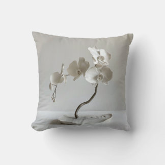 Keramische Neutrale Orchidee Taupe Kussen