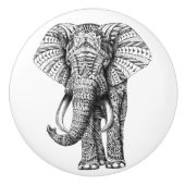 Keramische olifant deur knop (Voorkant)
