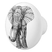 Keramische olifant deur knop (Rechts)