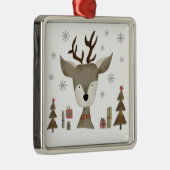 Keramische ornament | Antiek rendier | Waterverf (Rechts)