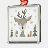 Keramische ornament | Antiek rendier | Waterverf (Links)