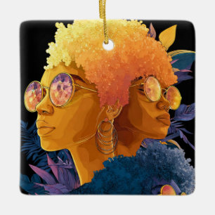 Keramische ornament meisjes