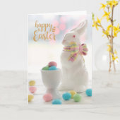 Keramische paasbundel met oerpasta kaart (Gele Bloem)