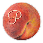 Keramische perzikknop trekken keramische knop (Voorkant)