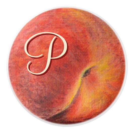 Keramische perzikknop trekken keramische knop (Voorkant)