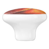 Keramische perzikknop trekken keramische knop (Zijkant)