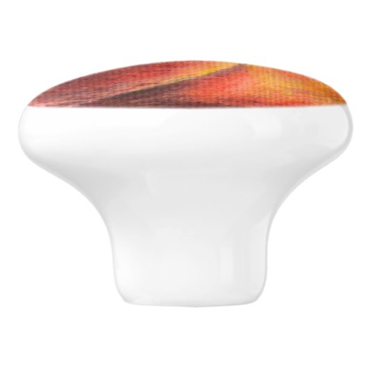 Keramische perzikknop trekken keramische knop (Zijkant)