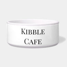 Keramische Pet Bowl Kibble Cafe