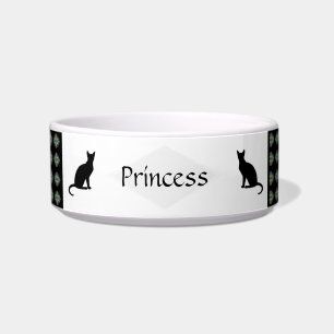 Keramische Pet Bowl met diamantontwerp - HAMbWG Voerbakje