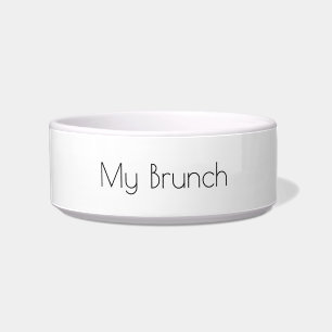 Keramische Pet Bowl Mijn Brunch Bowl Voerbakje