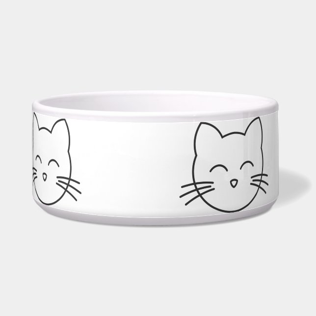 Keramische Pet kat Bowl Voerbakje (Rechts)