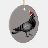 keramische pigeon keramische boomversiering grijs keramisch ornament (Rechts)