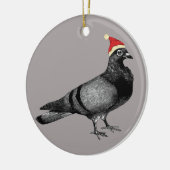 keramische pigeon keramische boomversiering grijs keramisch ornament (Links)