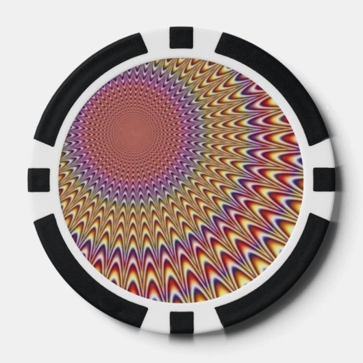Keramische Poker Chips - Kaleidoscoop (Voorkant)