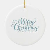 Keramische Poolbeer Kerstversiering Keramisch Ornament (Achterkant)