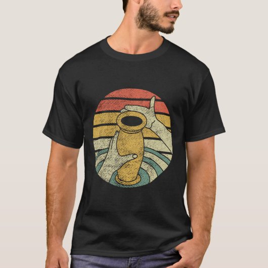 Keramische Retro Kiln Pottery T-shirt (Voorkant)