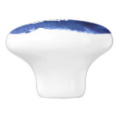 Keramische schedel, Kustvormig levend ontwerp, Sea Keramische Knop (Zijkant)