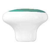 Keramische schedel, Kustvormig levend ontwerp, zei Keramische Knop (Zijkant)