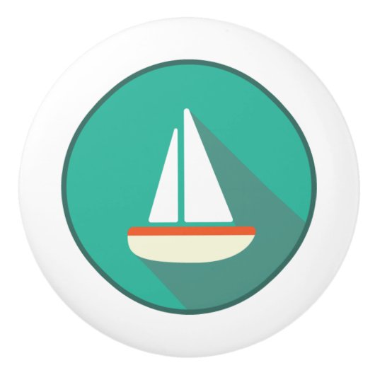 Keramische schedel, Kustvormig levend ontwerp, zei Knop (Voorkant)