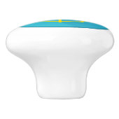 Keramische schedel, Kustvormig levenontwerp, Anker Knop (Zijkant)