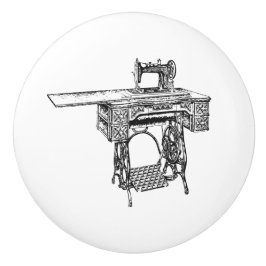 Keramische schedel -  naaigeltje, zangeres knop