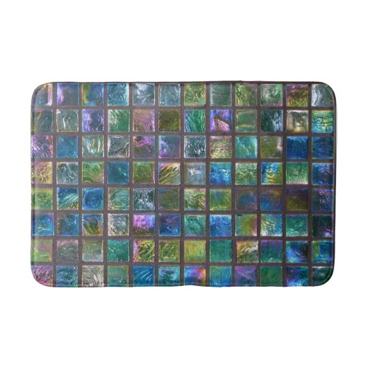 Keramische Shiny Multicolor Tiles Badmat (Voorkant)