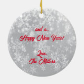 Keramische sieraardenversiering met rode en zwarte keramisch ornament (Achterkant)