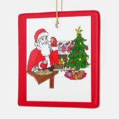 Keramische sieraardenversiering, zoet keramisch ornament (Links)