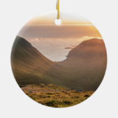 Keramische siereilanden van de Lofoten-eilanden Keramisch Ornament (Achterkant)