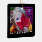 Keramische sierfilms: dubbelzijdig fotoliefhebber keramisch ornament (Rechts)