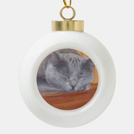 keramische siervoorwerpen bal ornament (Voorkant)