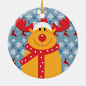 Keramische siervormgeving met keramische keramiek keramisch ornament (Achterkant)