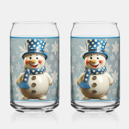 Keramische Sneeuwman Glas